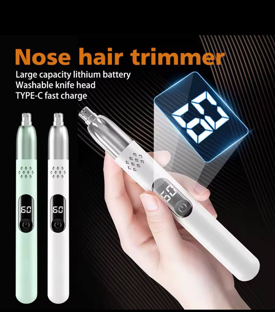 RECORTADOR DE CEJAS ELÉCTRICO.