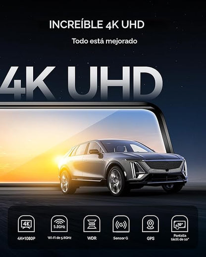 CAMARA DVR ESPEJO TACTIL