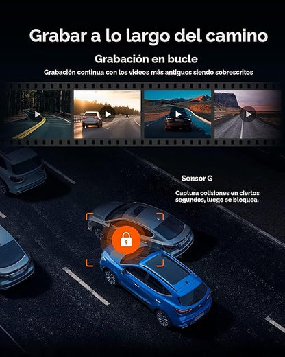 CAMARA DVR ESPEJO TACTIL