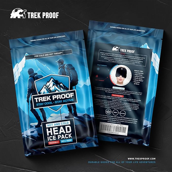 KIT X2 GORROS PARA MIGRAÑA HECHOS DE GEL