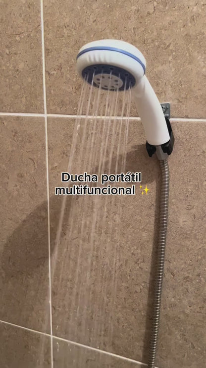 DUCHA PORTATIL PARA CAMPISTAS Y OTRAS NECESIDADES.