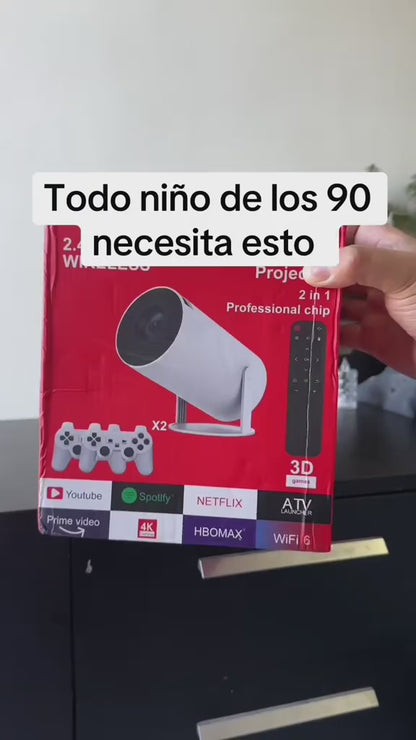 COMBO - PROYECTOR INTELIGENTE + DOS MANDOS.