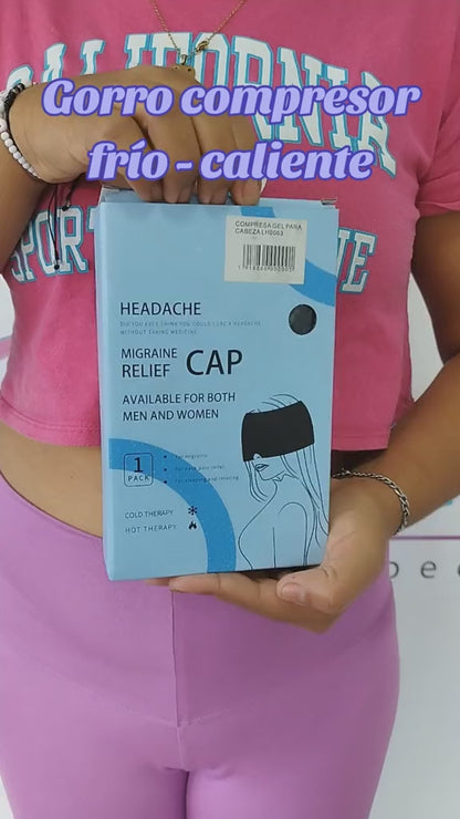 KIT X2 GORROS PARA MIGRAÑA HECHOS DE GEL